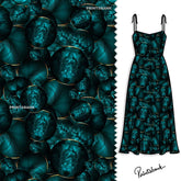 Abstract Designer 3D Printed Fabric Material